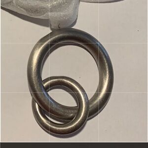 Pottery Barn Kids Metal Round Rings 10pc – Brushed Nickel – SKU 8509812